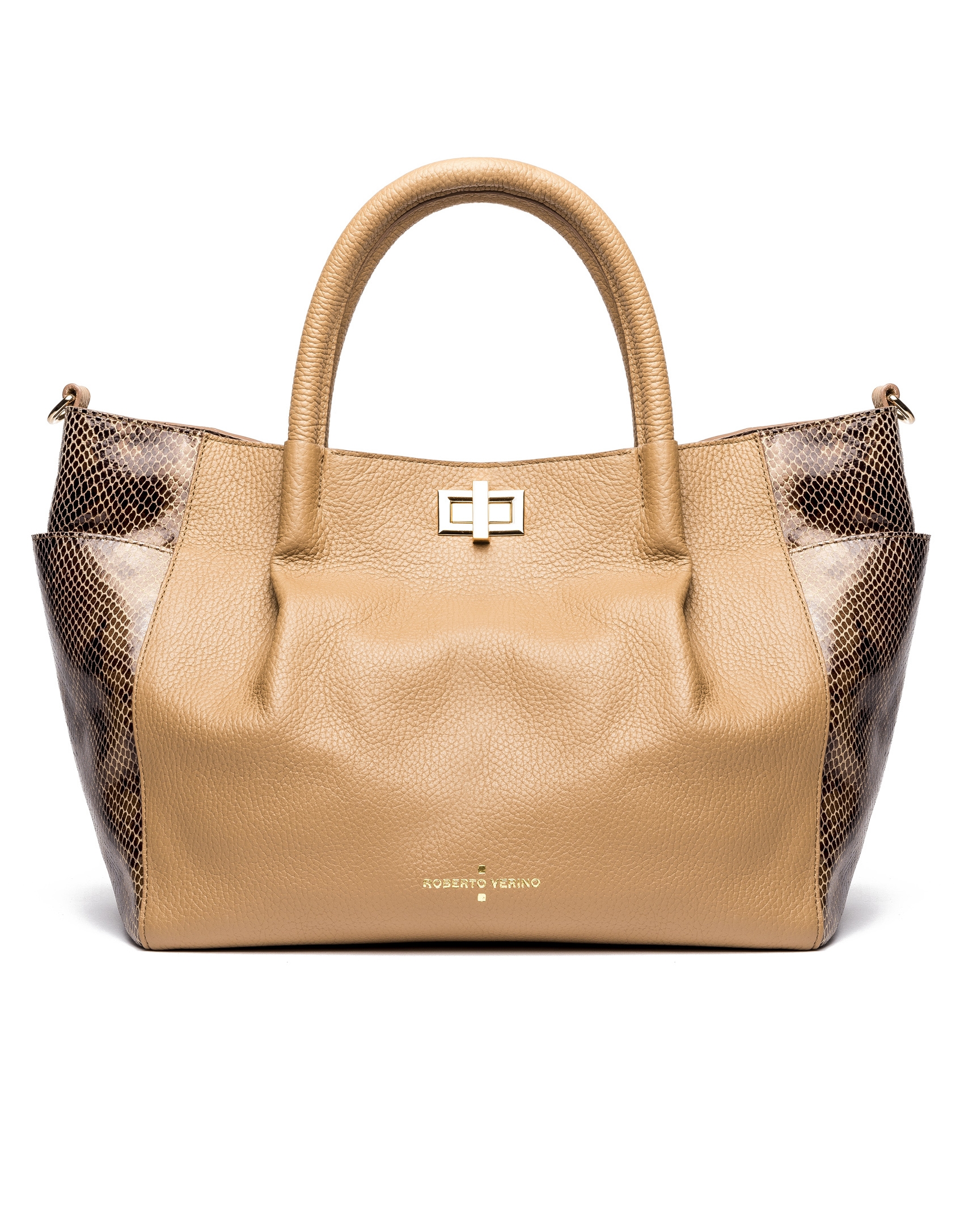 Camel Avenue tote bag