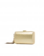 Bolso clutch piel dorada Danse