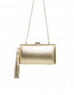 Bolso clutch piel dorada Danse