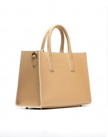 Beige Montpellier shopping bag