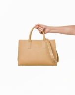 Beige Montpellier shopping bag