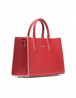 Red Montpellier shopping bag