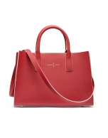 Red Montpellier shopping bag