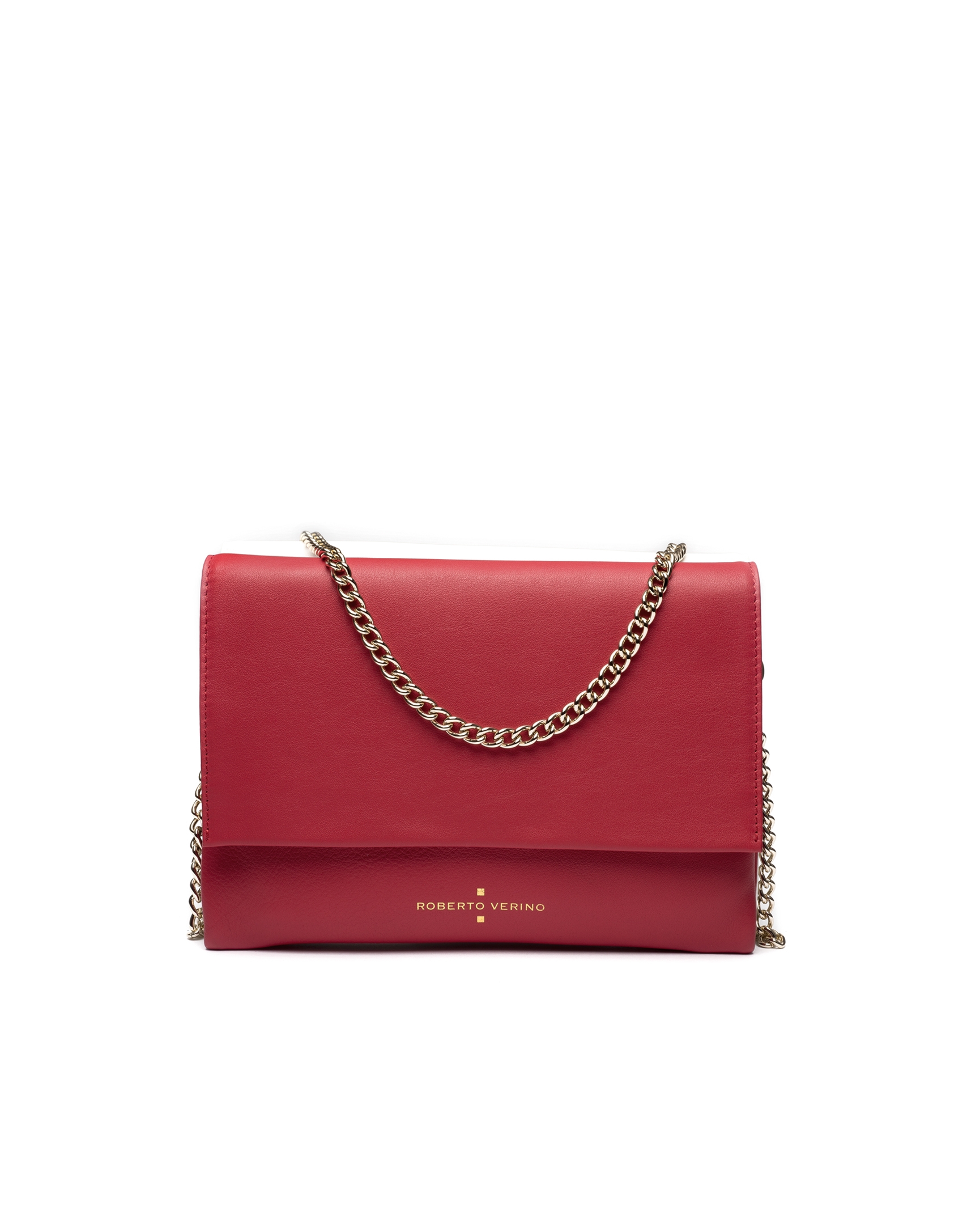 Red/white Day-Night shoulder bag