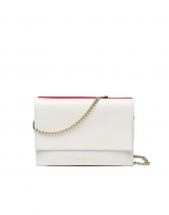 Red/white Day-Night shoulder bag