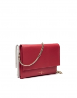 Red/white Day-Night shoulder bag