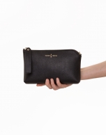 Black Nano Lisa Clutch