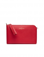 Clutch Lisa saffiano rojo brillante