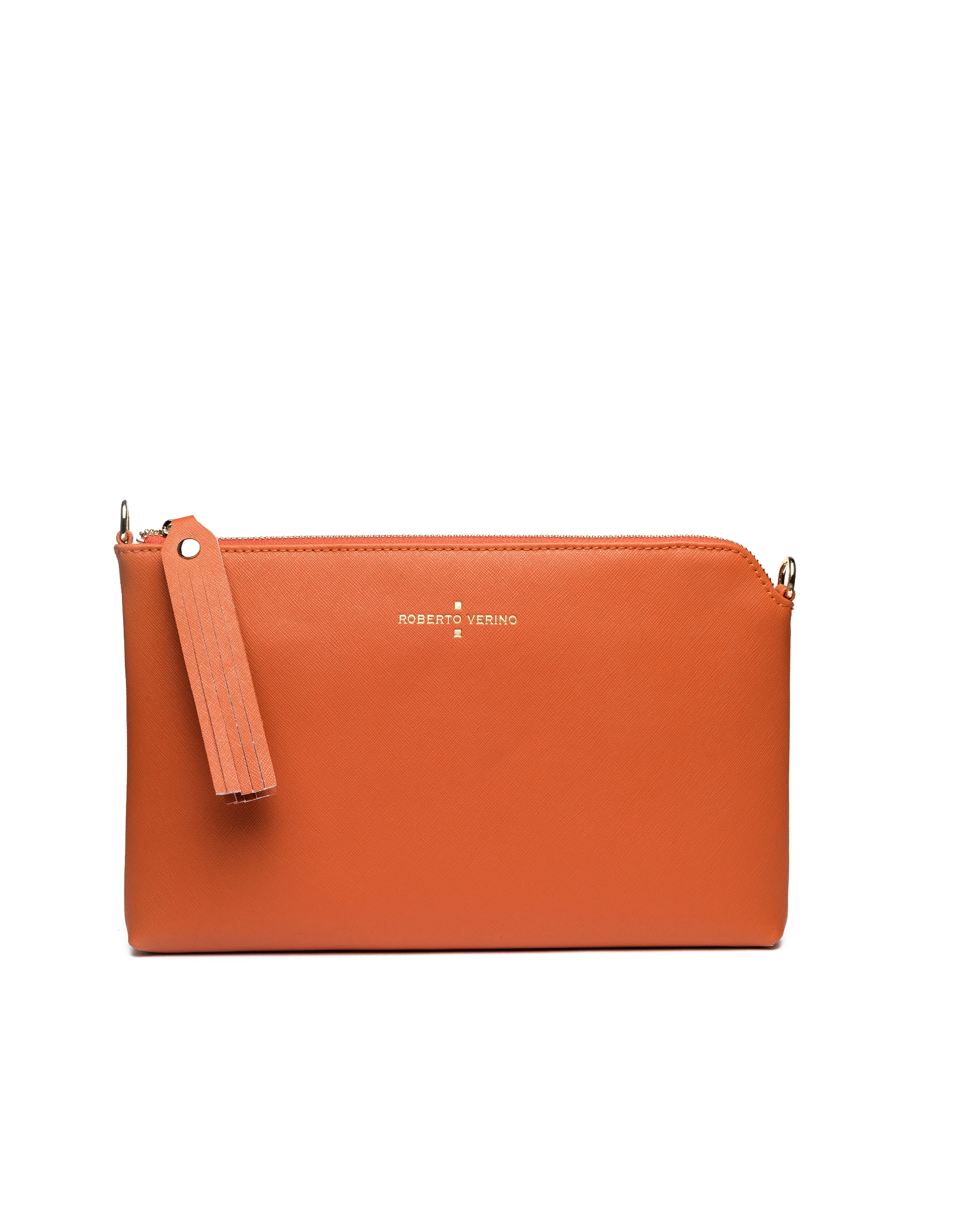 Clutch Lisa saffiano naranja