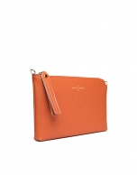 Clutch Lisa saffiano naranja