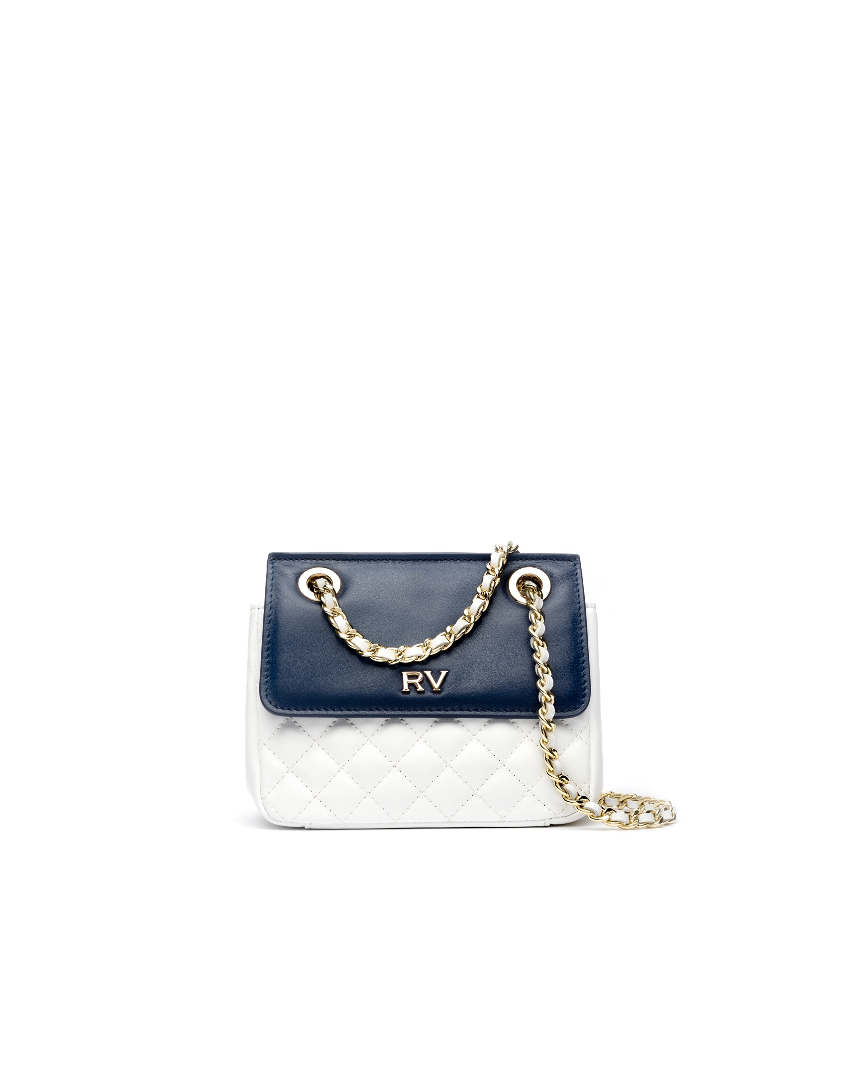 White/blue Ghauri Nano shoulder bag