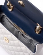 White/blue Ghauri Nano shoulder bag