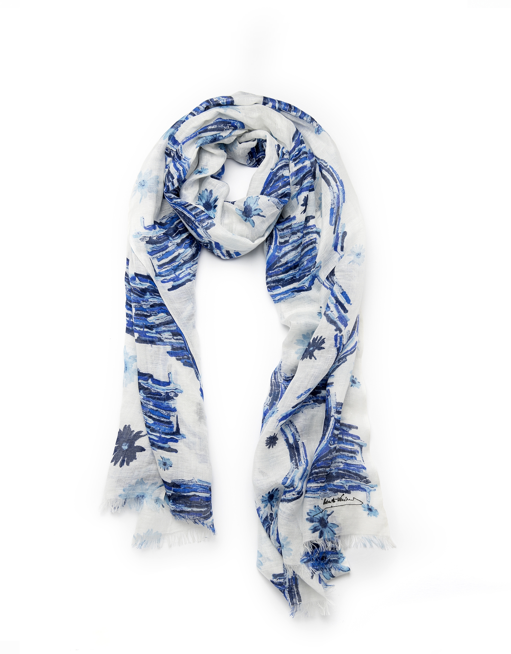 Foulard estampado flores