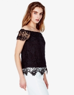 Off white lace top with  lace 