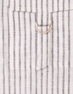 Striped linen shirt