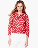 Red polka dot jacket