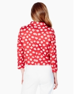 Red polka dot jacket