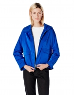 Cobalt blue windbreaker