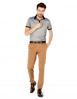 Brown chino pants