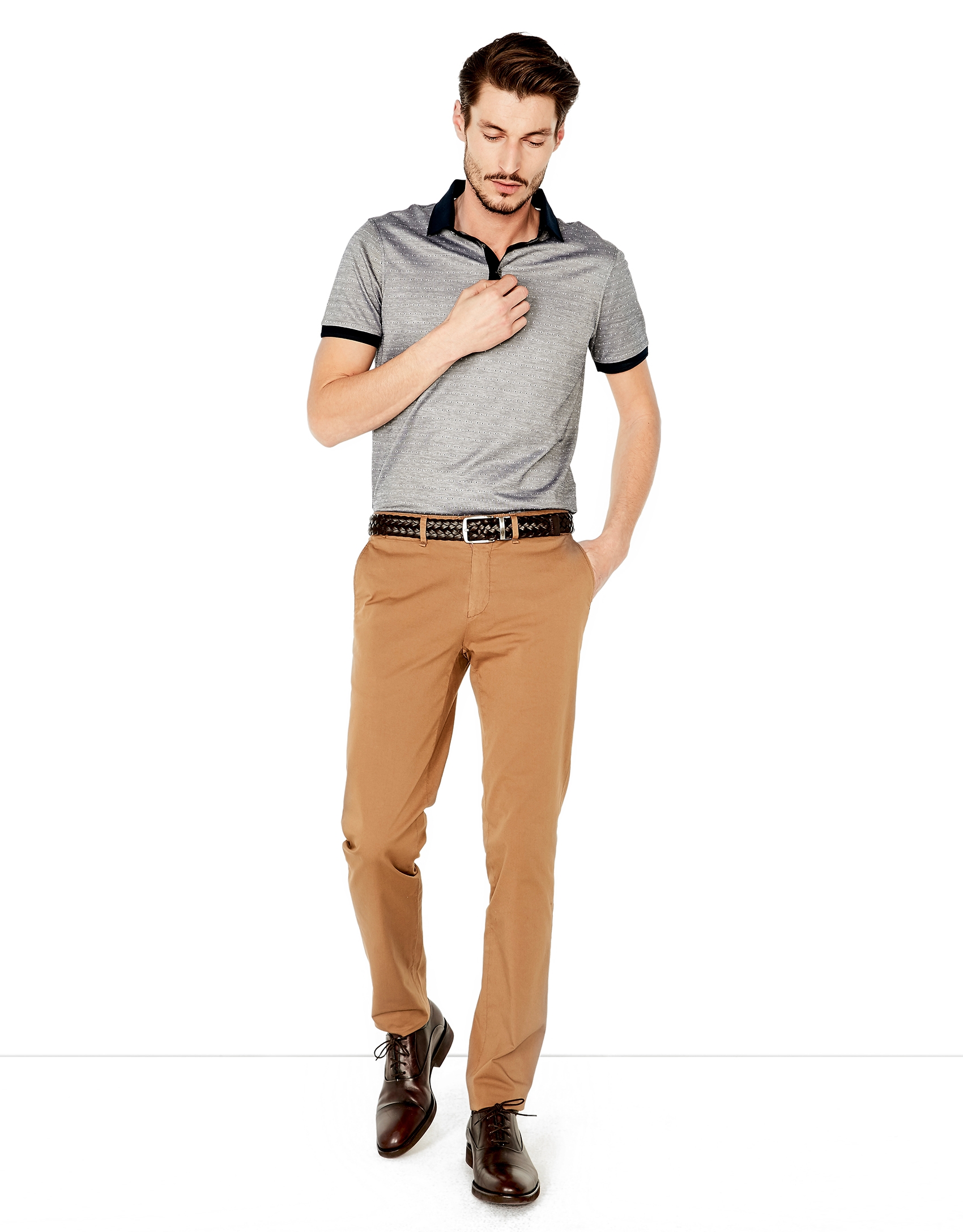 Brown chino pants