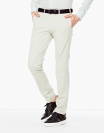 Beige dressy chino pants