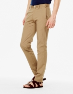 Khaki dressy chino pants