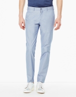 Light blue regular fit chino pants