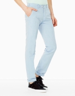 Light blue linen pants