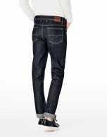 Dark blue regular fit jeans