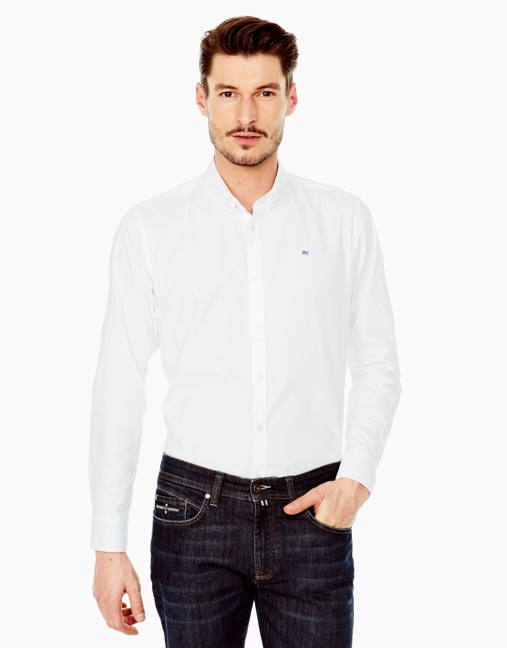 White Oxford sport shirt