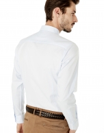 Camisa sport oxford celeste