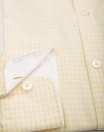 Camisa sport vichy amarillo