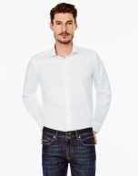 White regular fit dress shirt