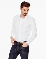 White regular fit dress shirt