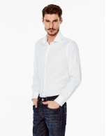 White regular fit dress shirt