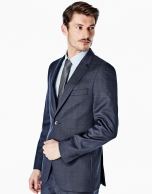 Blue slim fit suit