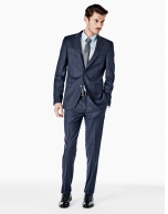 Blue slim fit suit