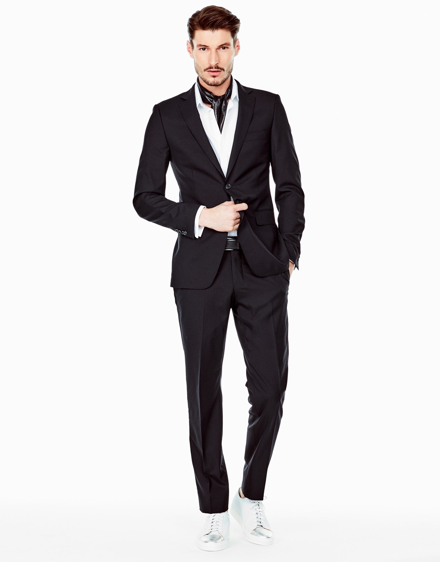 Black slim fit suit