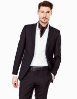 Black slim fit suit