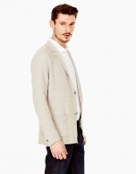 Beige tailored jacket