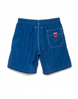 Plain blue swim trunks