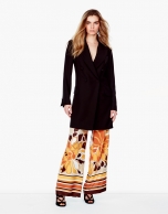 Print palazzo pants