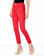 Coral pants with 5 pockets