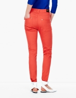 Pantalón 5 bolsillos naranja