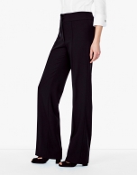 Black crepe pants