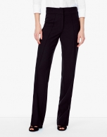 Black crepe pants