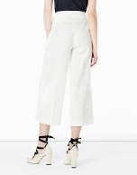 Pantalón culotte blanco