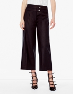 Pantalón culotte negro