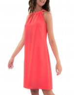 Vestido escote halter petunia