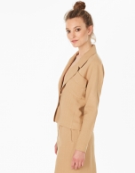 Hazelnut short jacket